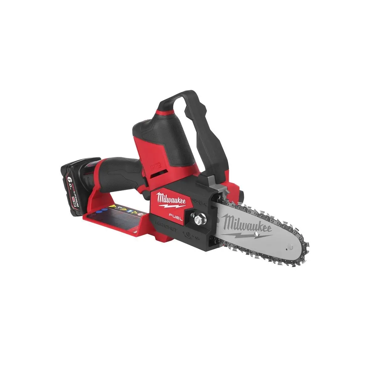 Milwaukee M12fhs-602X 12V 6" Fuel Brushless Hatchet Pruning Saw With 2 X 6.0Ah Batteries, Charger & Tool Bag 2