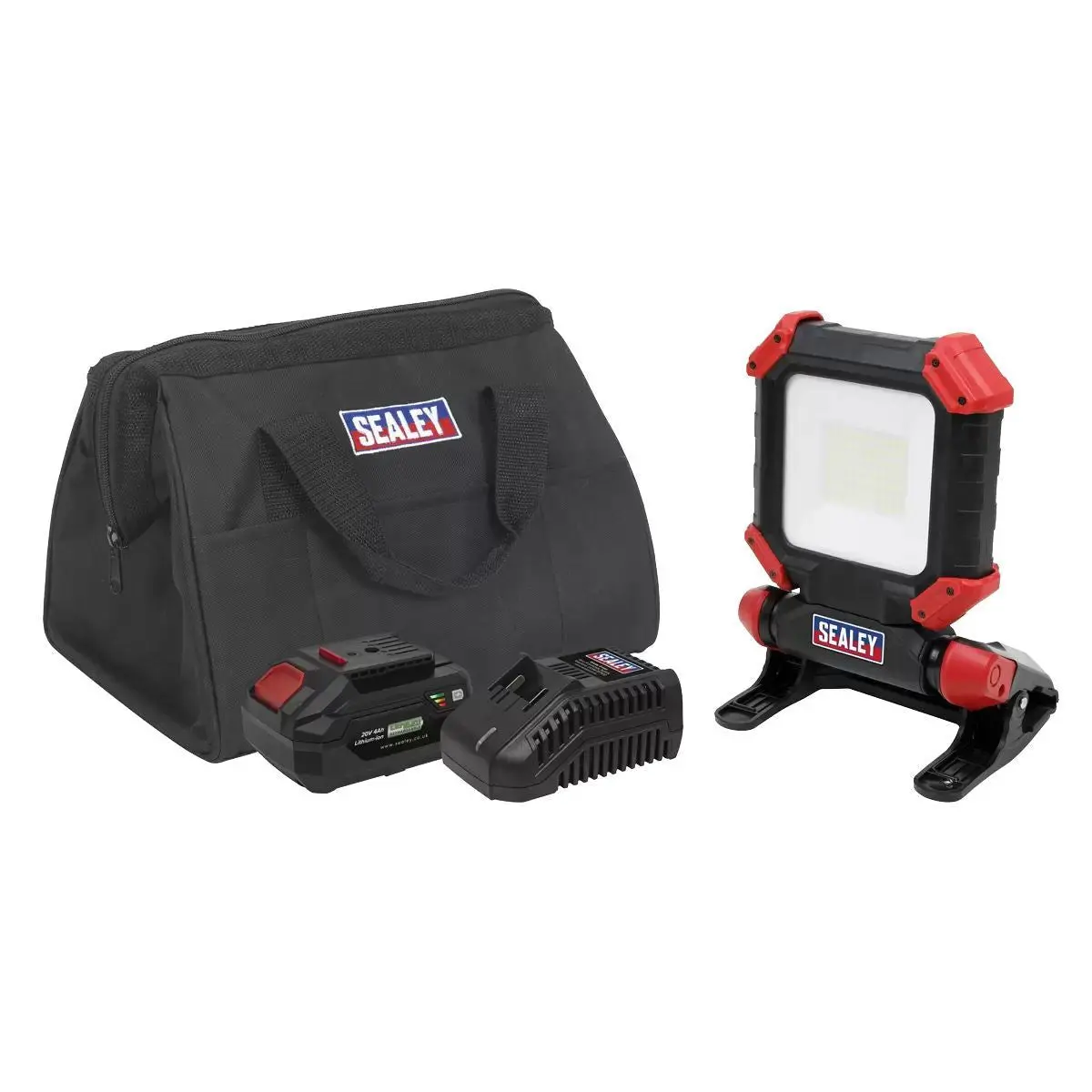 Sealey Cp20vclkit1 20V Smd Led Work Light Kit With Battery & Charger 1