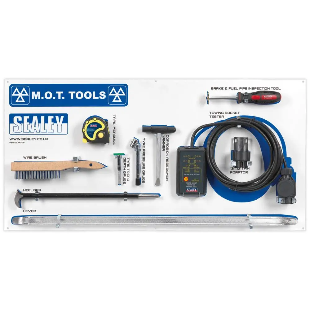 Sealey Motbkit Mot Tool Board With Tools 1