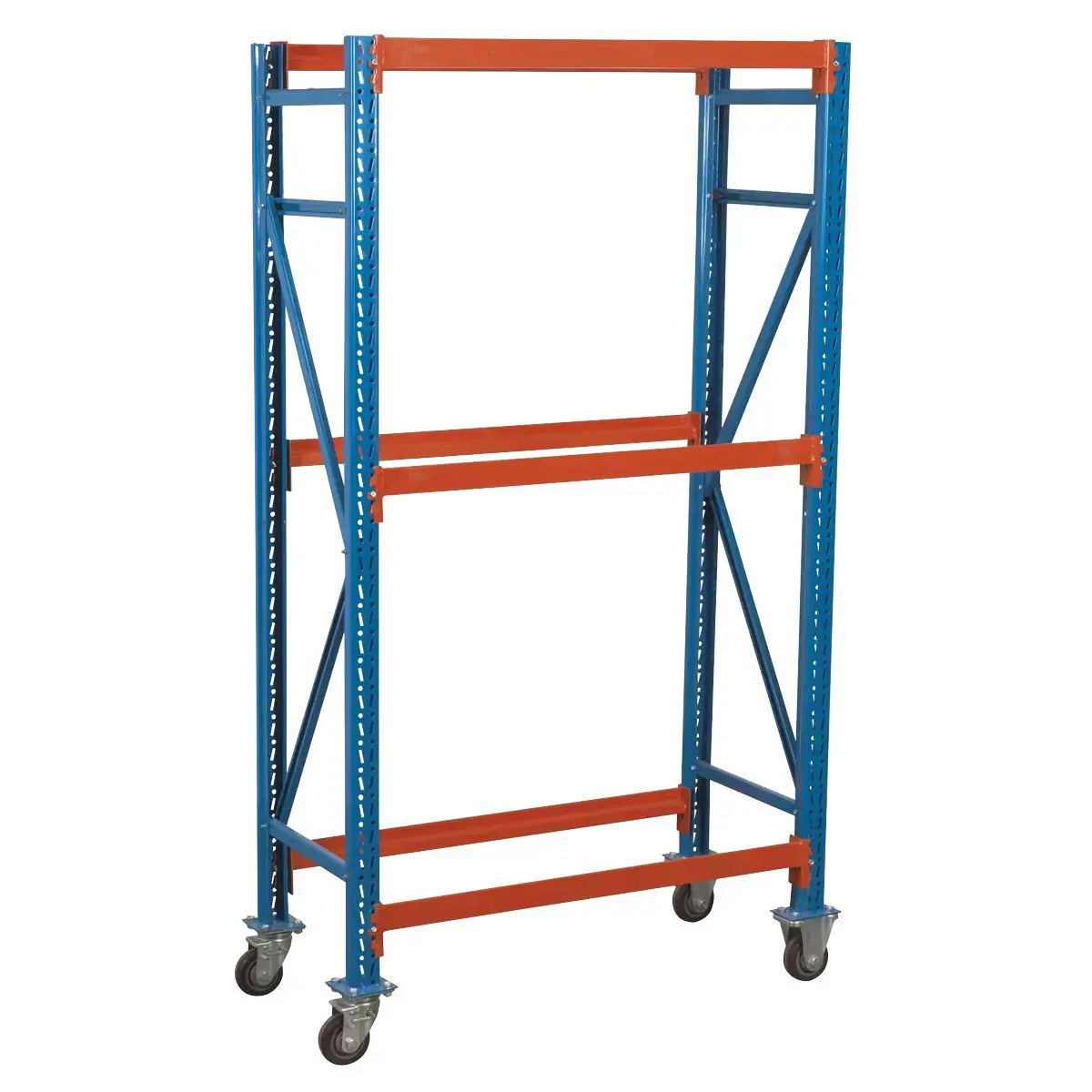 Sealey Str007 2-Level Mobile Tyre Rack 200Kg Capacity Per Level 1