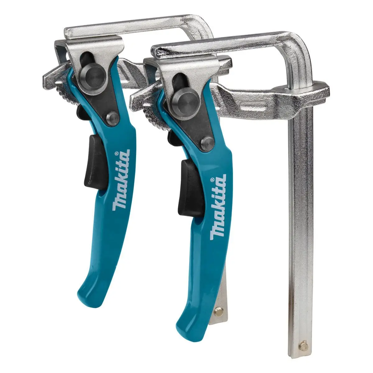 Makita 199826-6 Quick-Release Ratcheting Guide Rail Clamp Set 1