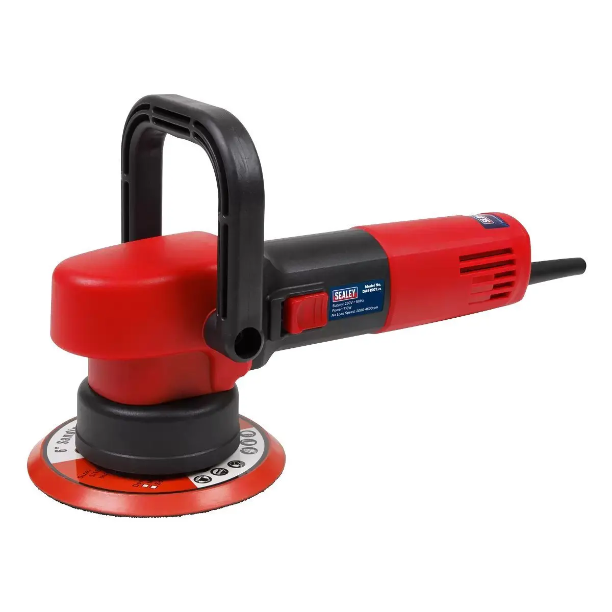 Sealey Das150t Random Orbital Dual Action Sander Ø150mm 230V 1