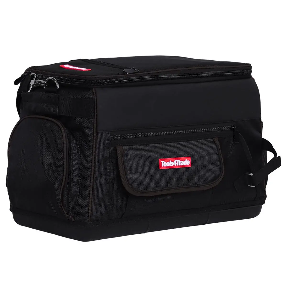 Tools4trade 20" (50Cm) Heavy-Duty Tool Bag With Multi-Pockets & Hard Base - Black 1