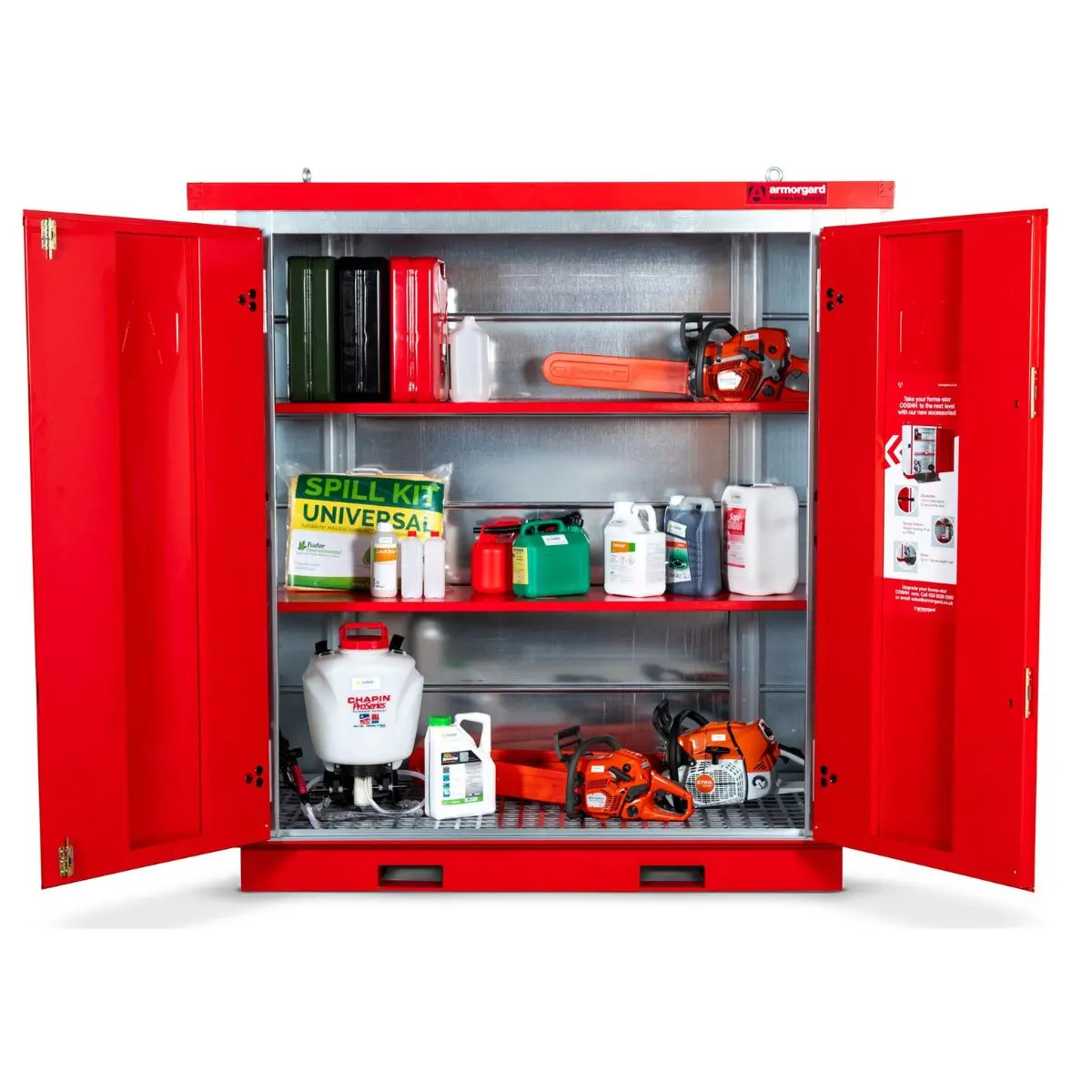 Armorgard Fr100-C Forma-Stor Hazodous Substance Safe Storage Unit 2075Mm X 1000Mm X 2195Mm 1