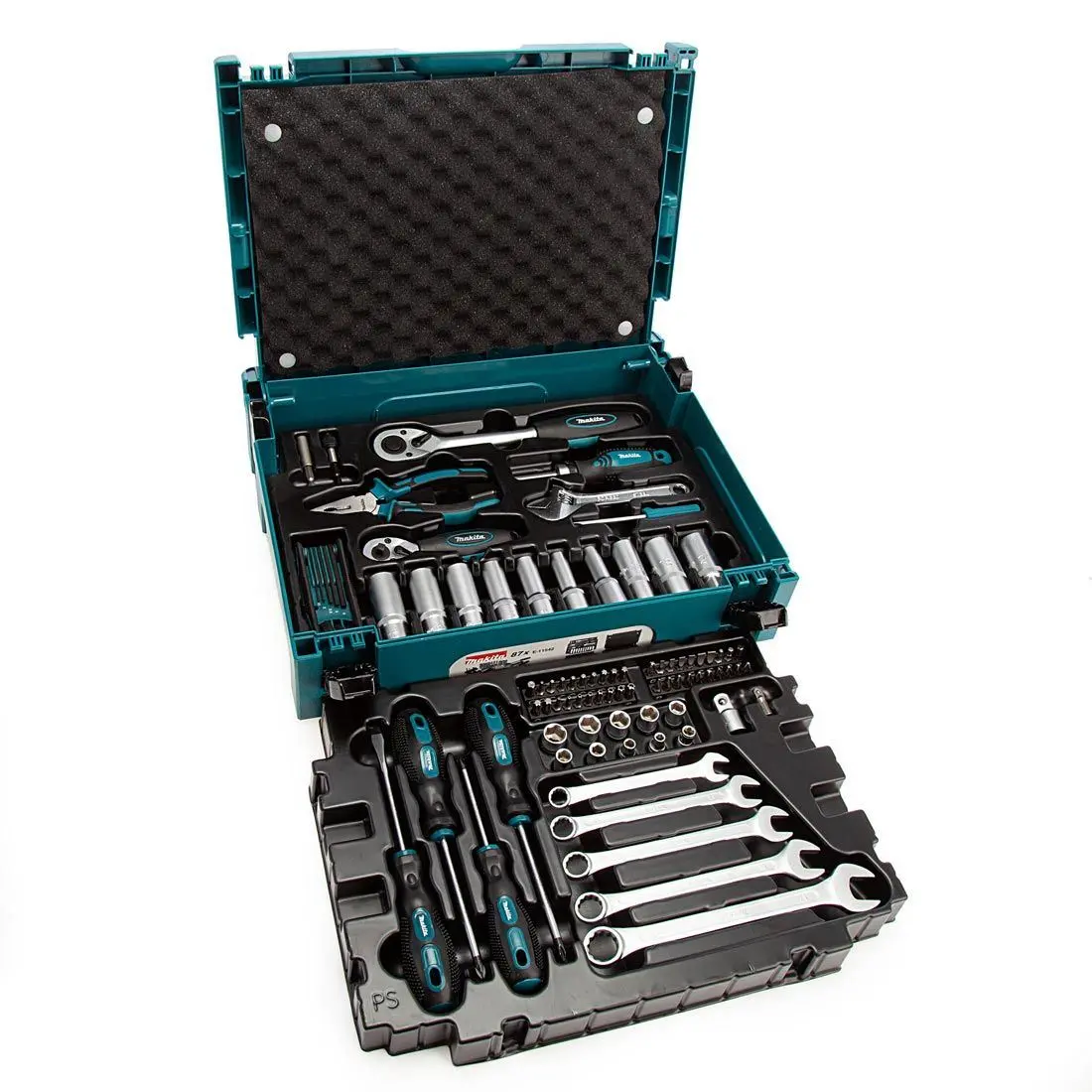 Makita E-11542 Makpac Hand Tool Set Of 87 Pieces In Case 1