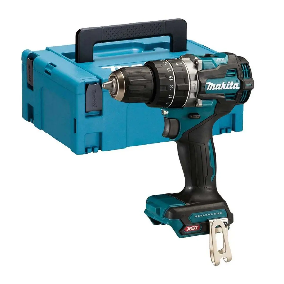 Makita Hp002gz01 40V Max Xgt Brushless Combi Drill With Case 1