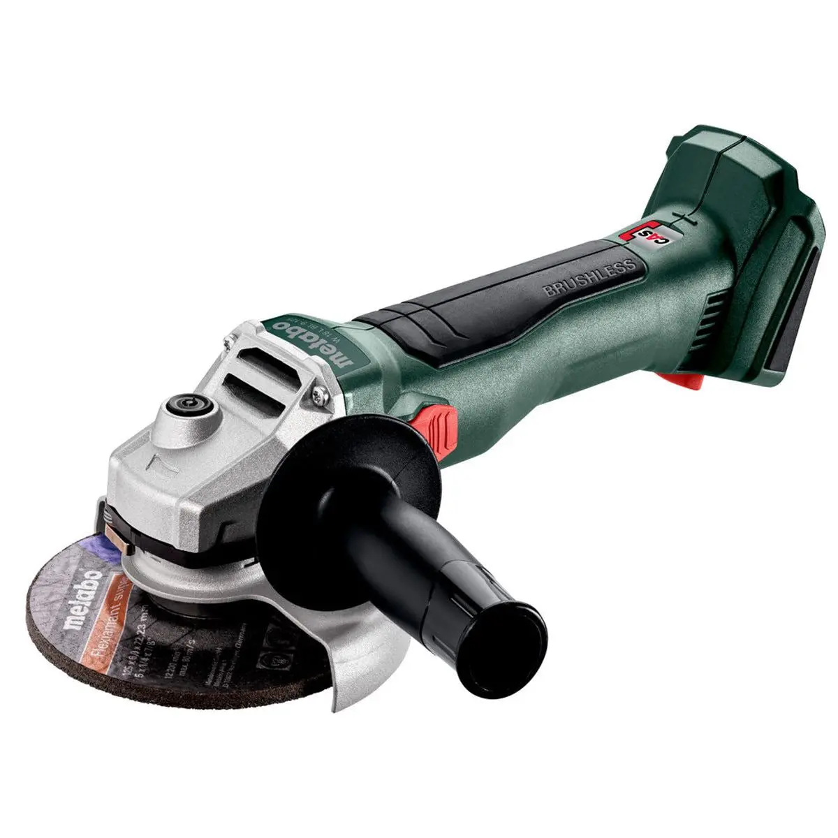 Metabo W 18 L Bl 9-125 18V Brushless 125Mm Angle Grinder Body Only 602374850 1