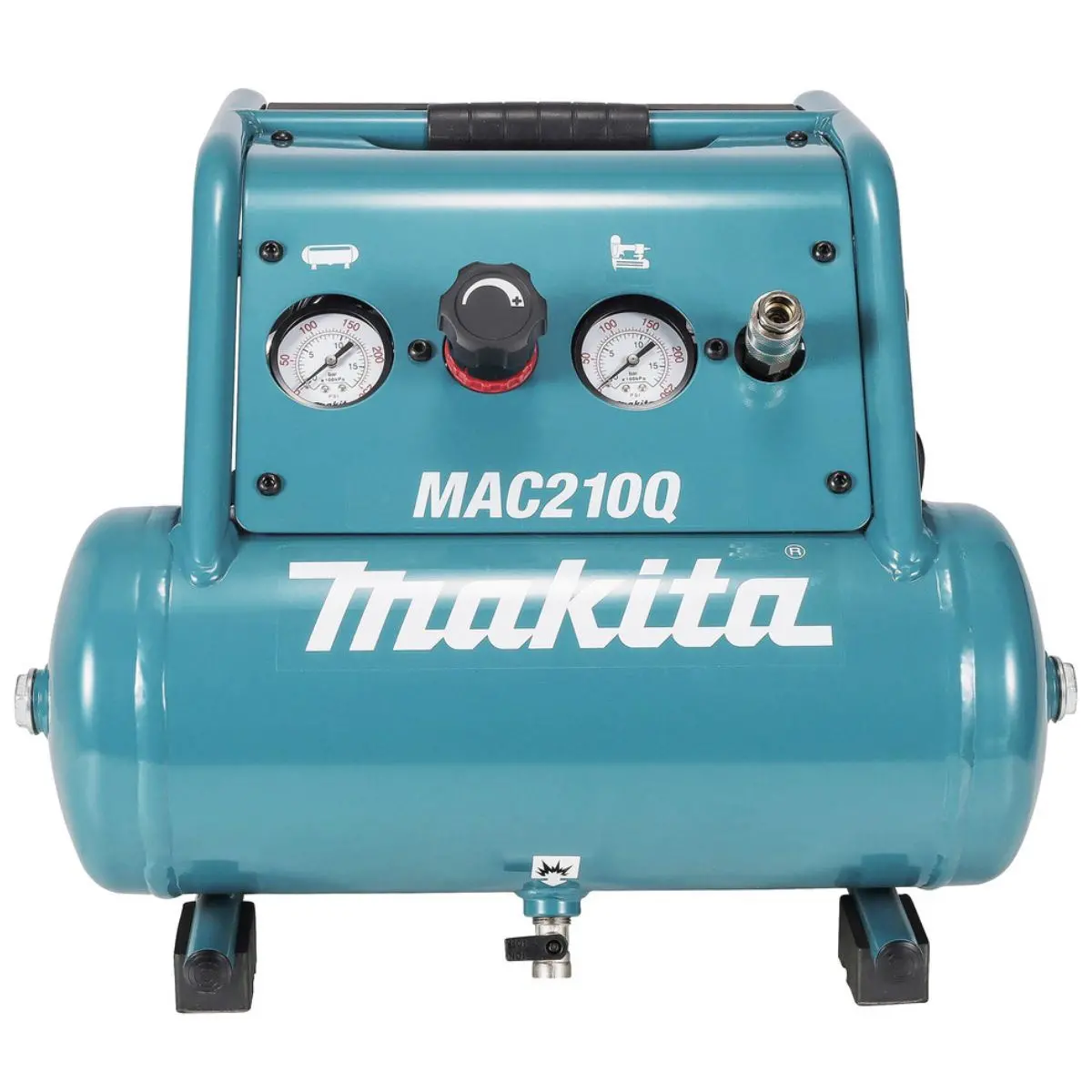 Makita Mac210q/2 7.6L Corded Air Compressor 240V 1
