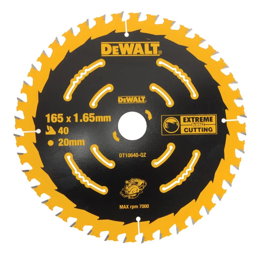 Dewalt 165Mm 40T Extreme Framing Circular Saw Blade Dt10640-Qz 1