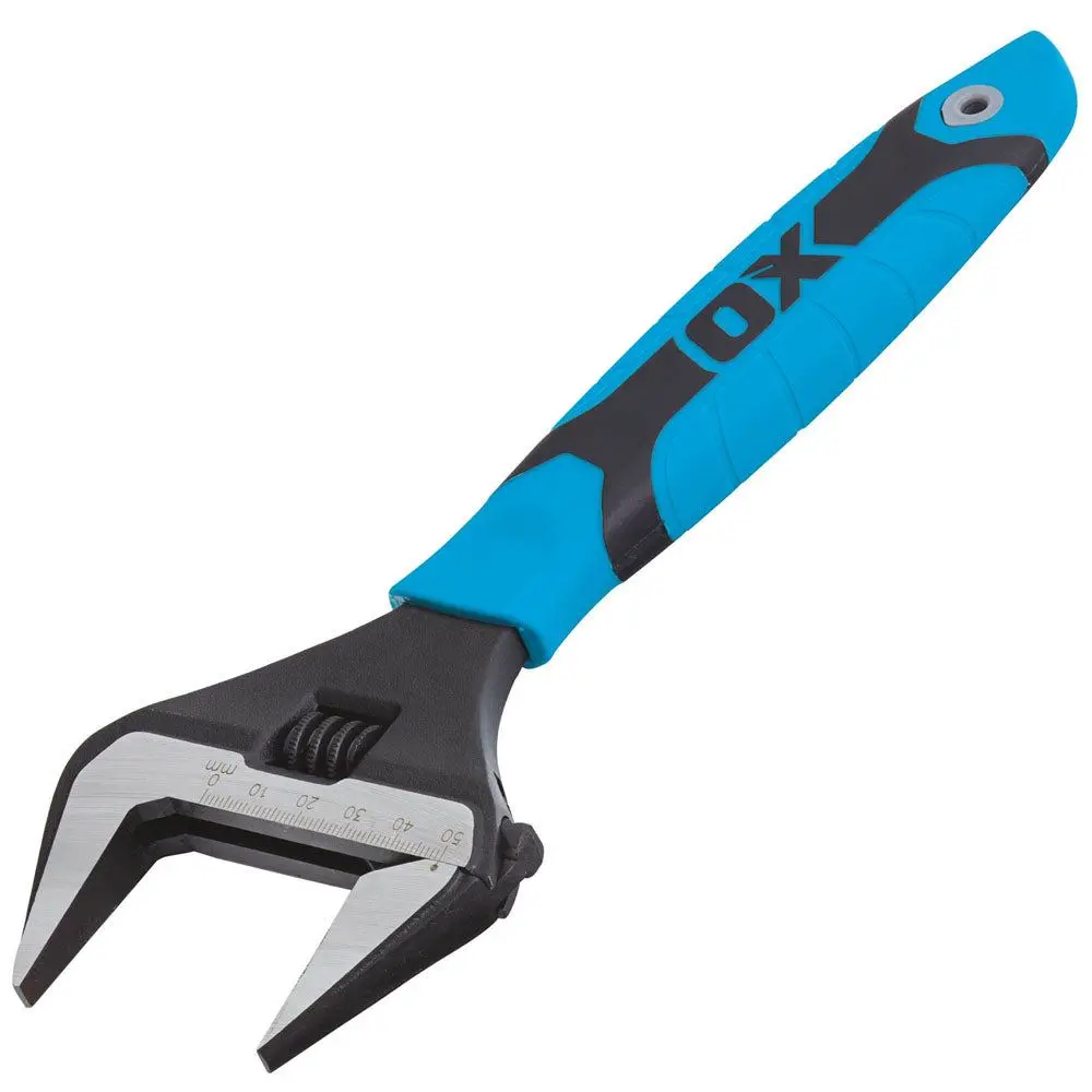 Ox Tools P324610 Pro Adjustable Wrench Extra Wide Jaw 250Mm/10" 1
