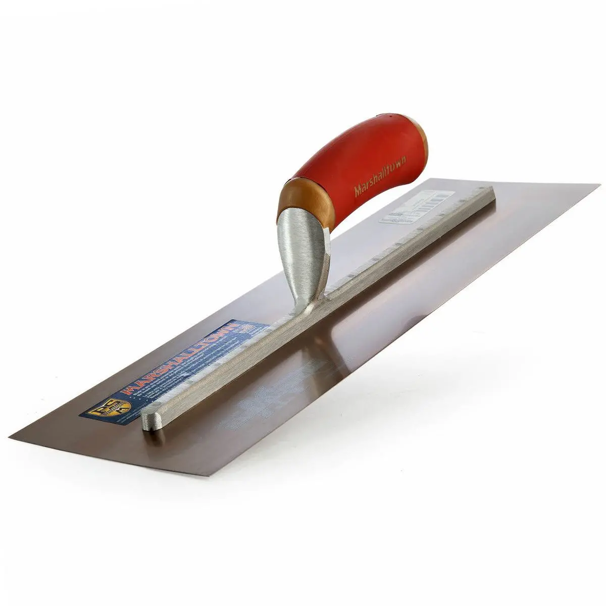 Marshalltown 16 X 5In Preworn Plasterers Trowel Gold Steel Mpb165gsd 1