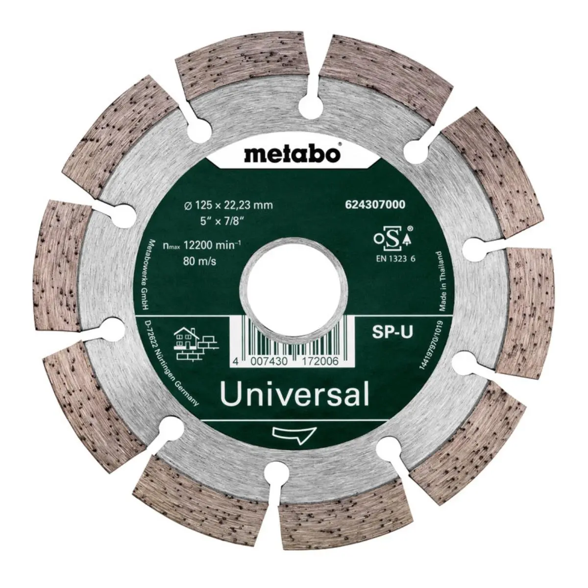 Metabo 125Mm Universal Diamond Cutting Disc 624307000 1