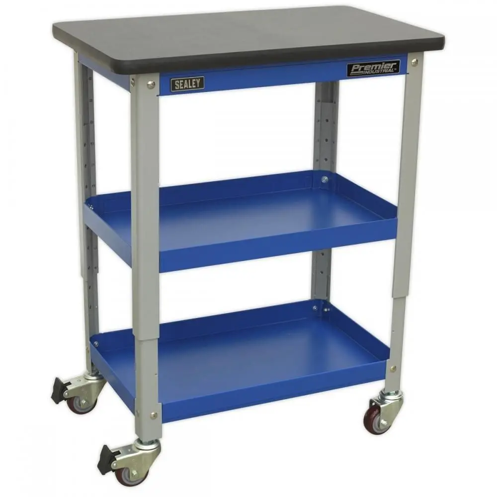 Sealey Api2103 Industrial 3-Level Workshop Trolley 1