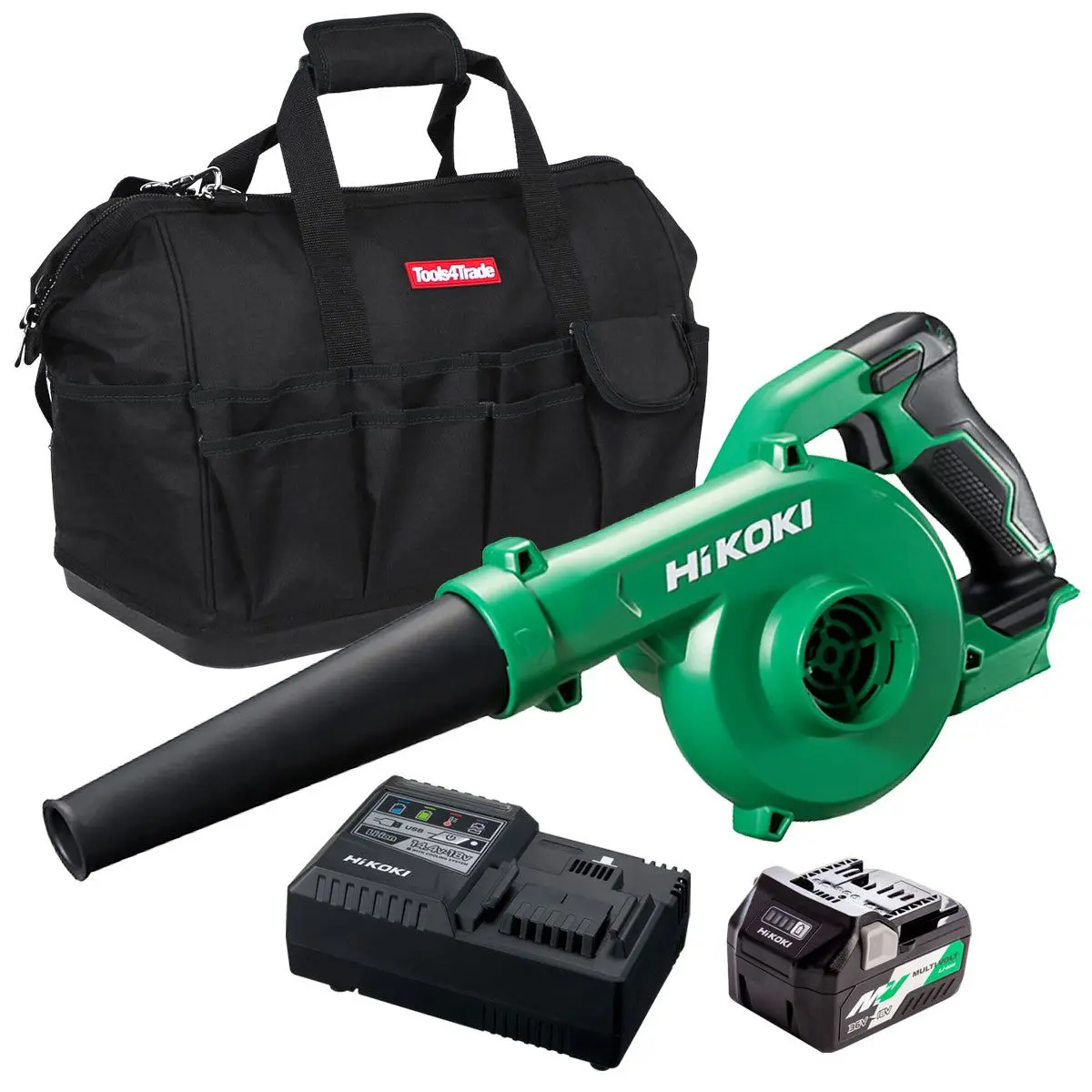 Hikoki Rb18dcw4z 18V Cordless Blower With 1 X 2.5Ah/5.0Ah Battery Charger & Bag 1