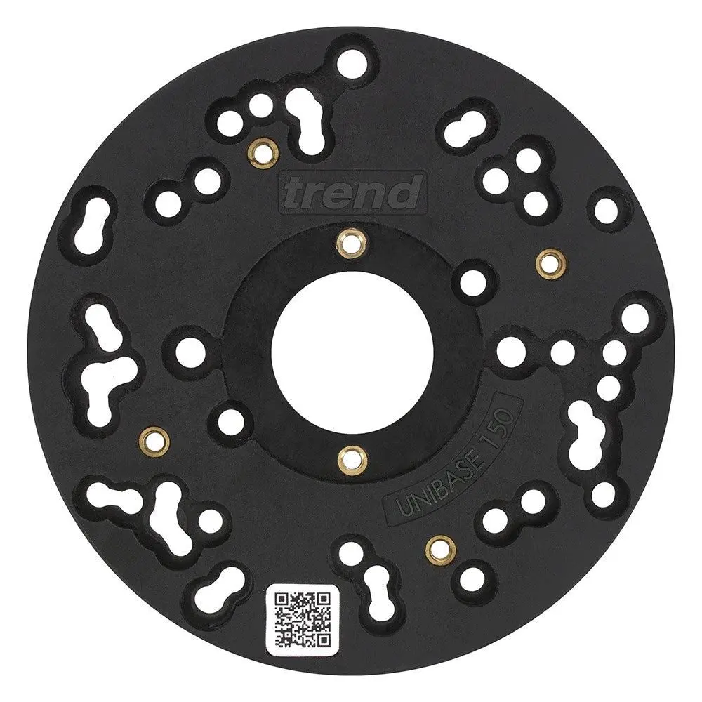 Trend Unibase/150 50Mm Universal Plunge Router Sub-Base 1