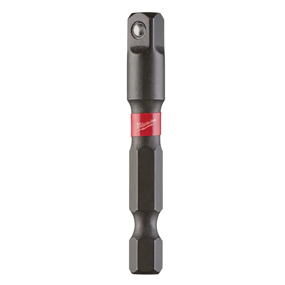 Milwaukee 1/4" Hex To 1/4" Sq. Shockwave Impact Socket Adaptor 4932471826 1
