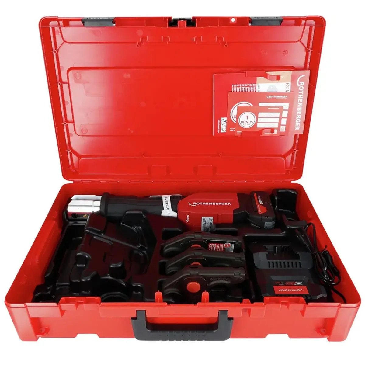 Rothenberger Romax 4000 Set M15-22-28Mm 4Ah Electro-Hydraulic Battery-Powered Press Machine 1000004721 1