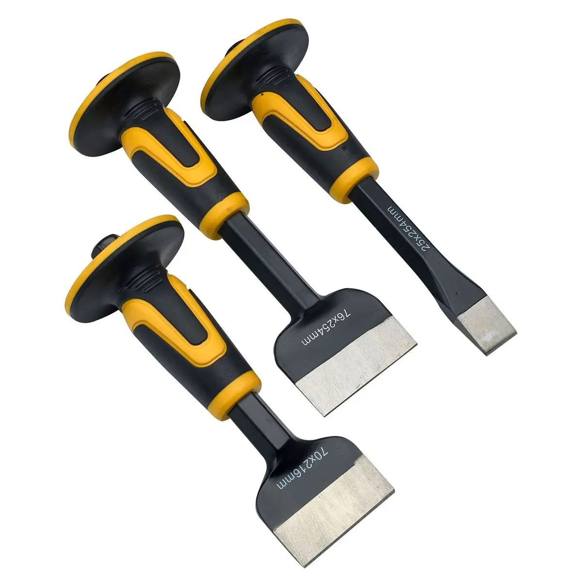Roughneck Xms19bolst3 Chisel & Bolster Set Of 3 Piece 1