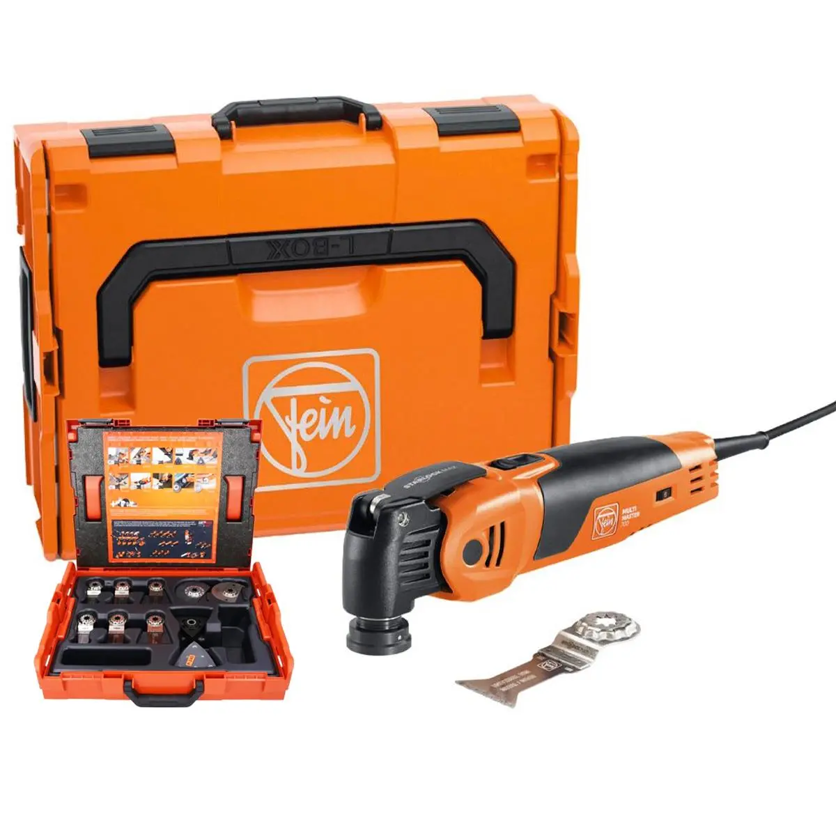 Fein Mm 700 Max Starlock Multimaster Oscillating Multi-Tool In Case With 34 Accessory Set 1