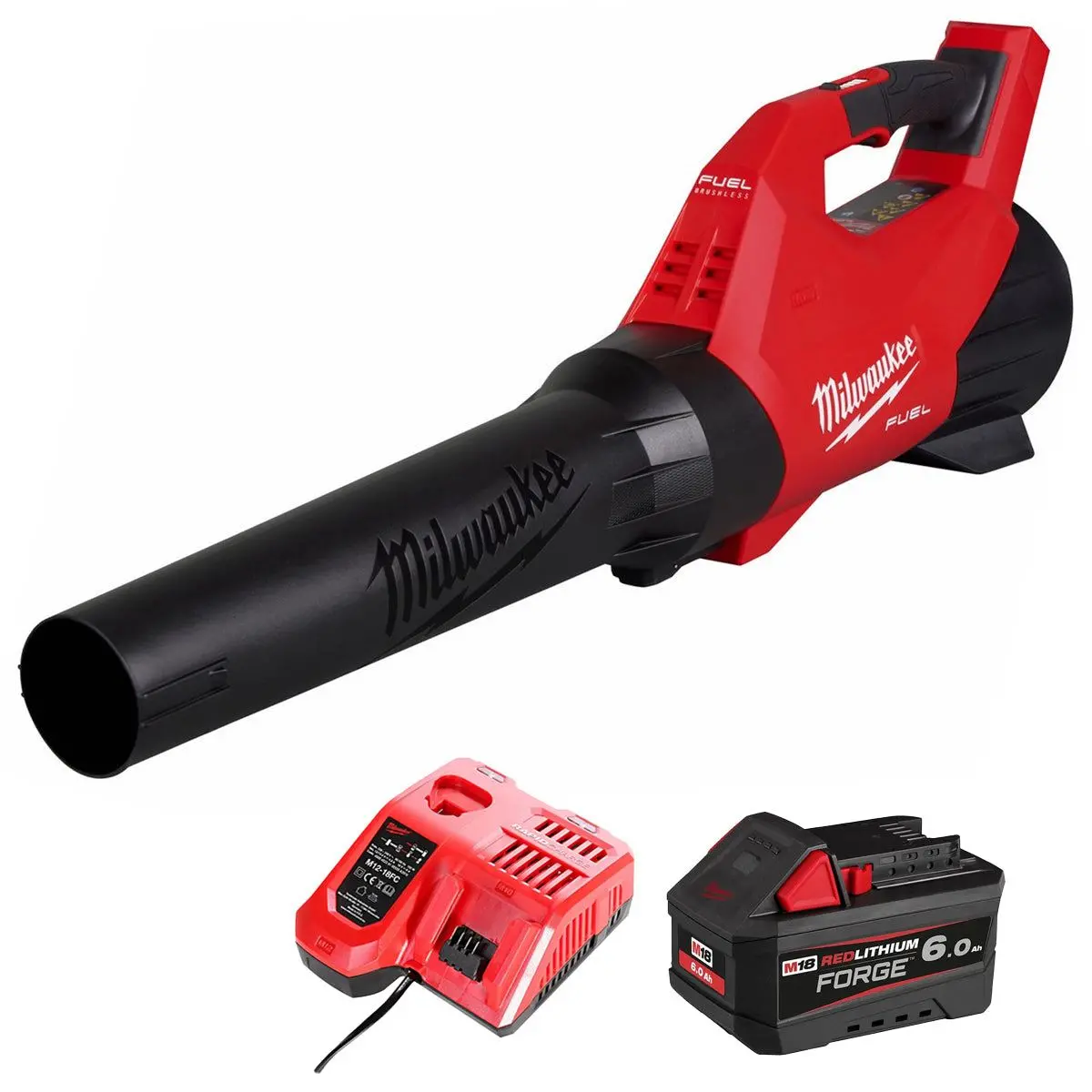 Milwaukee M18fblg3-0 18V Fuel Brushless Blower With 1 X 6.0Ah Battery & Charger 1