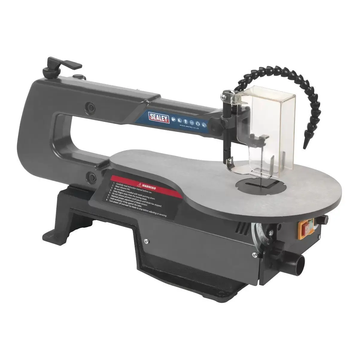 Sealey Sm1302 Variable Speed Scroll Saw 406Mm Throat 230V 1