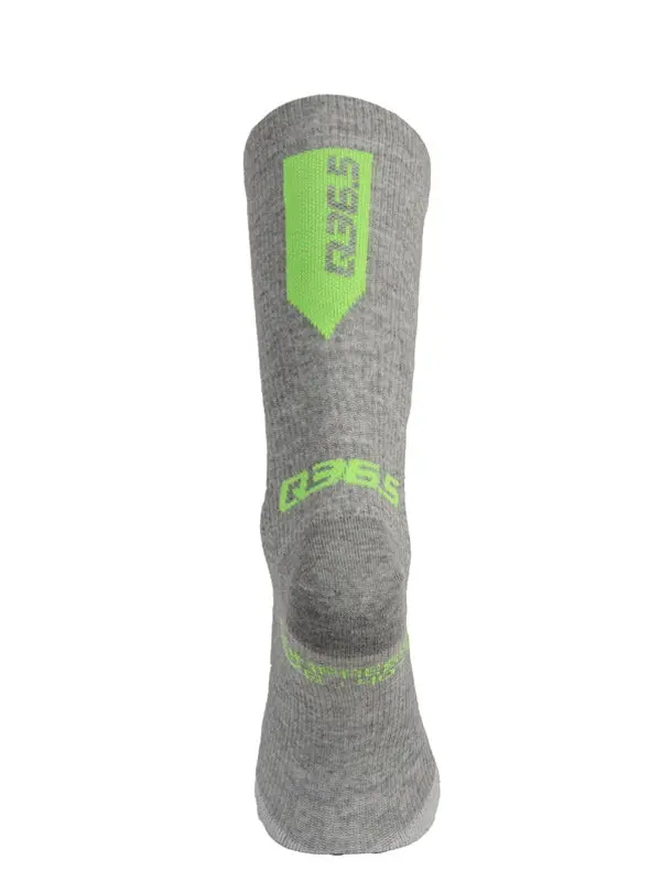Q36.5 Compression 100% Wool Sock, Grey 1