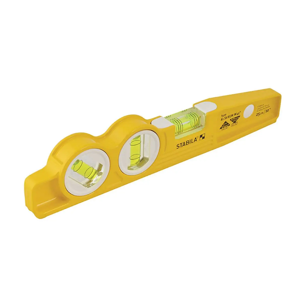 Stabila Stb81svw45 25Cm Rare Earth Magnetic Torpedo Spirit Level - 16672 1