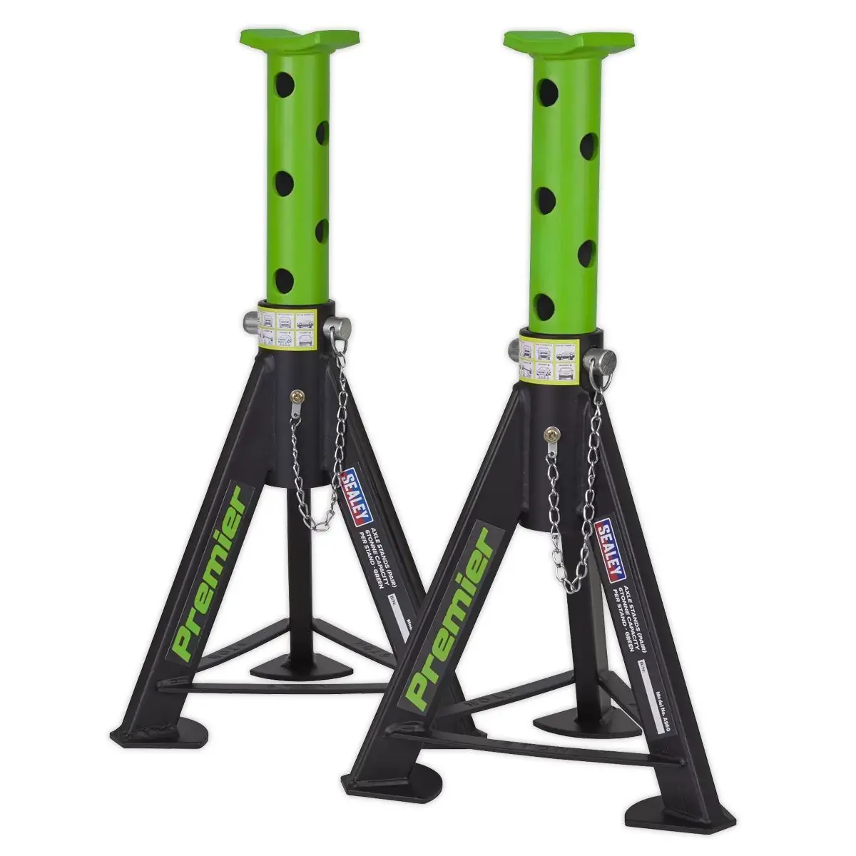 Sealey As6g Axle Stands 6 Tonne Capacity Per Stand 1