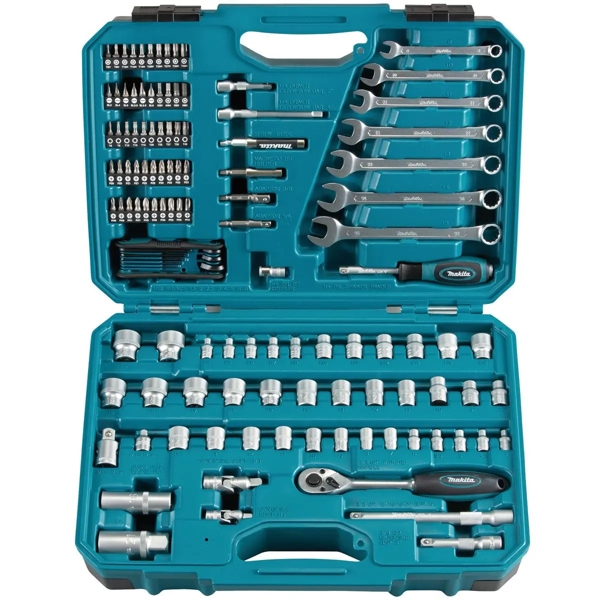 Makita E-06616 Hand Tool & Screw Bit Set Of 120 Piece 1