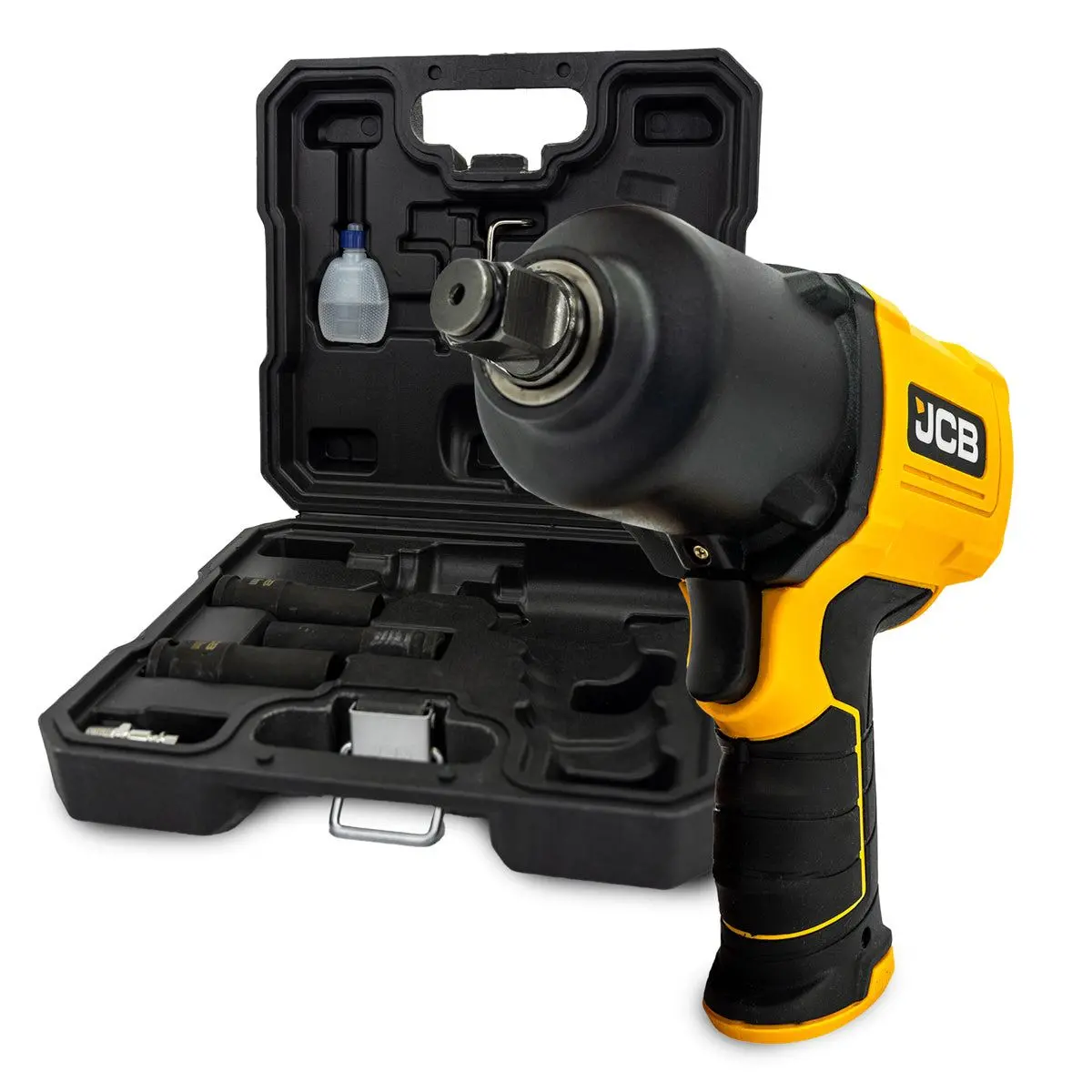 Jcb Rp9510-Kit ½” Square Drive Air Impact Wrench With Socket Set, 1450Nm Max Working Torque 1