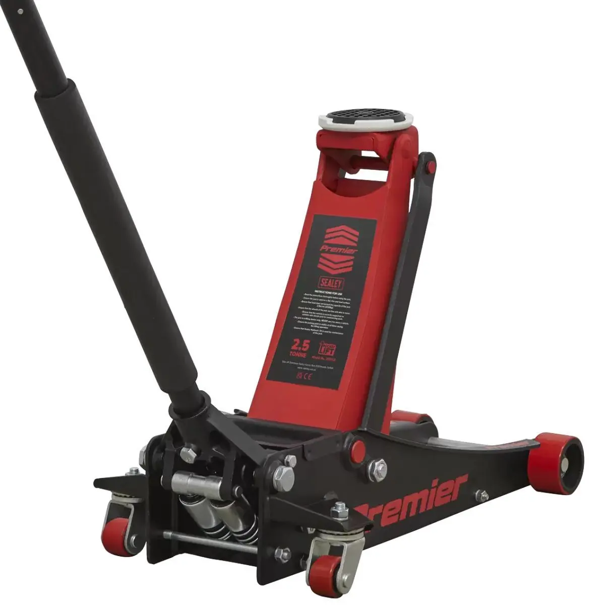 Sealey 2501Le Trolley Jack 2.5 Tonne Low Entry Rocket Lift Car Garage Workshop 1