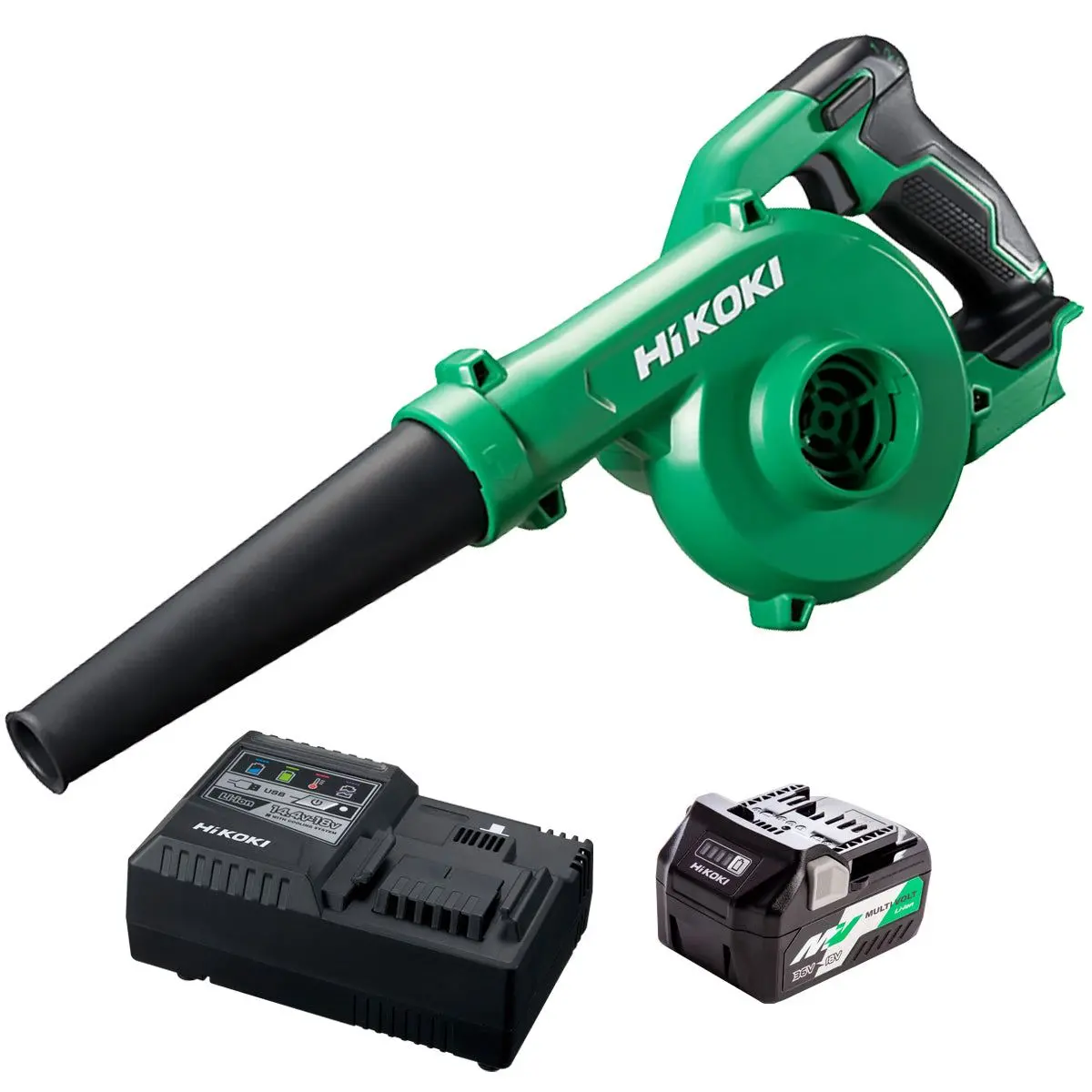 Hikoki Rb18dcw4z 18V Cordless Blower With 1 X 2.5Ah/5.0Ah Battery & Charger 1