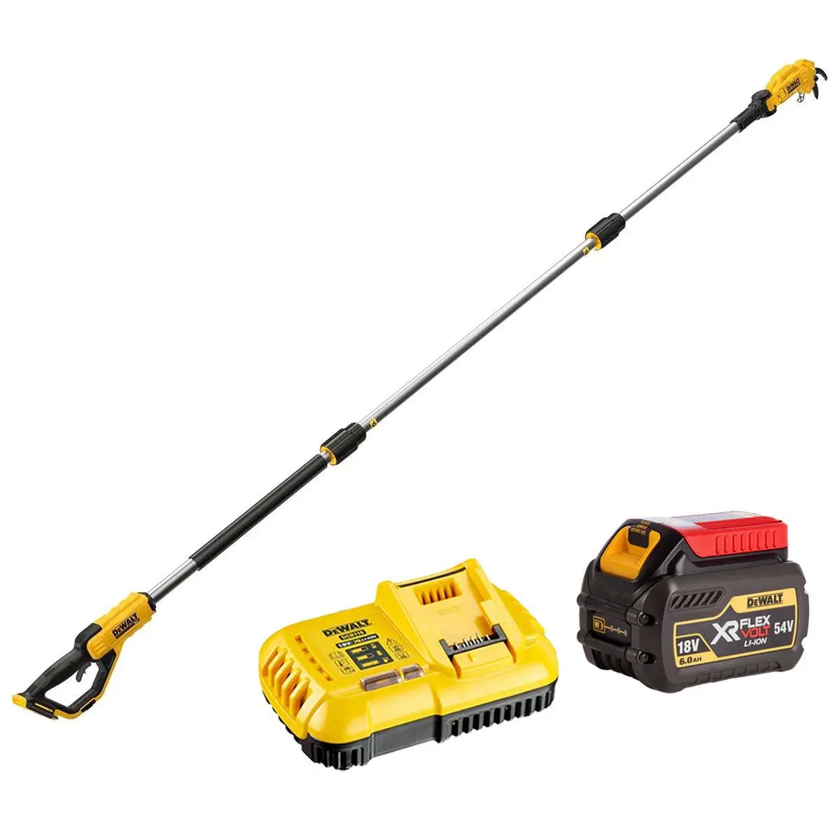 Dewalt Dcmpp569n-Xj 18V Xr Pole Pruning Saw With 1 X 6.0Ah Battery & Charger 1