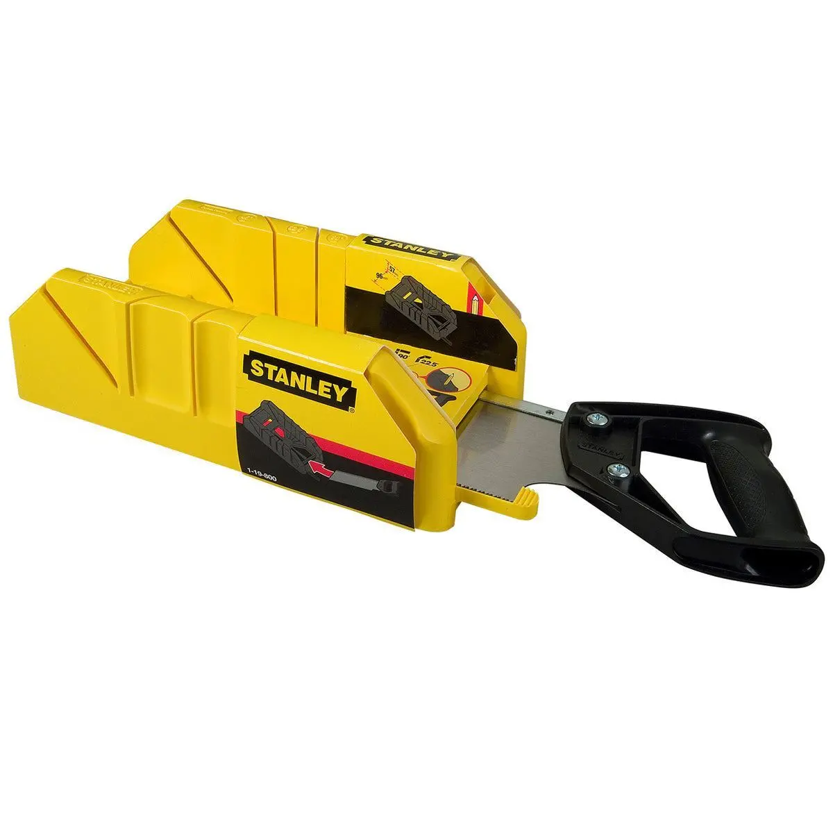 Stanley 1-19-800 Saw Storage Mitre Box With Saw Sta119800 1