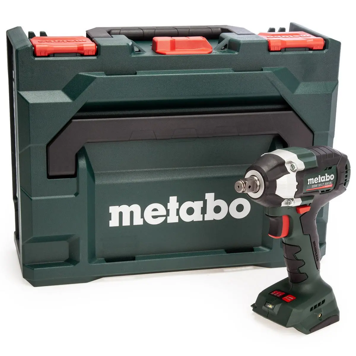 Metabo Ssw 18 Lt 300 Bl 18V Brushless 1/2" Impact Wrench Body Only In Metabox 602398840 1