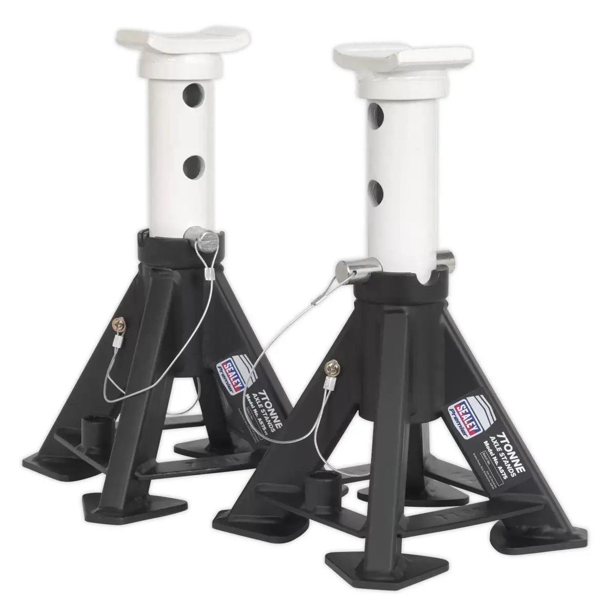 Sealey As7s Short Axle Stands (Pair) 7 Tonne Capacity Per Stand 1
