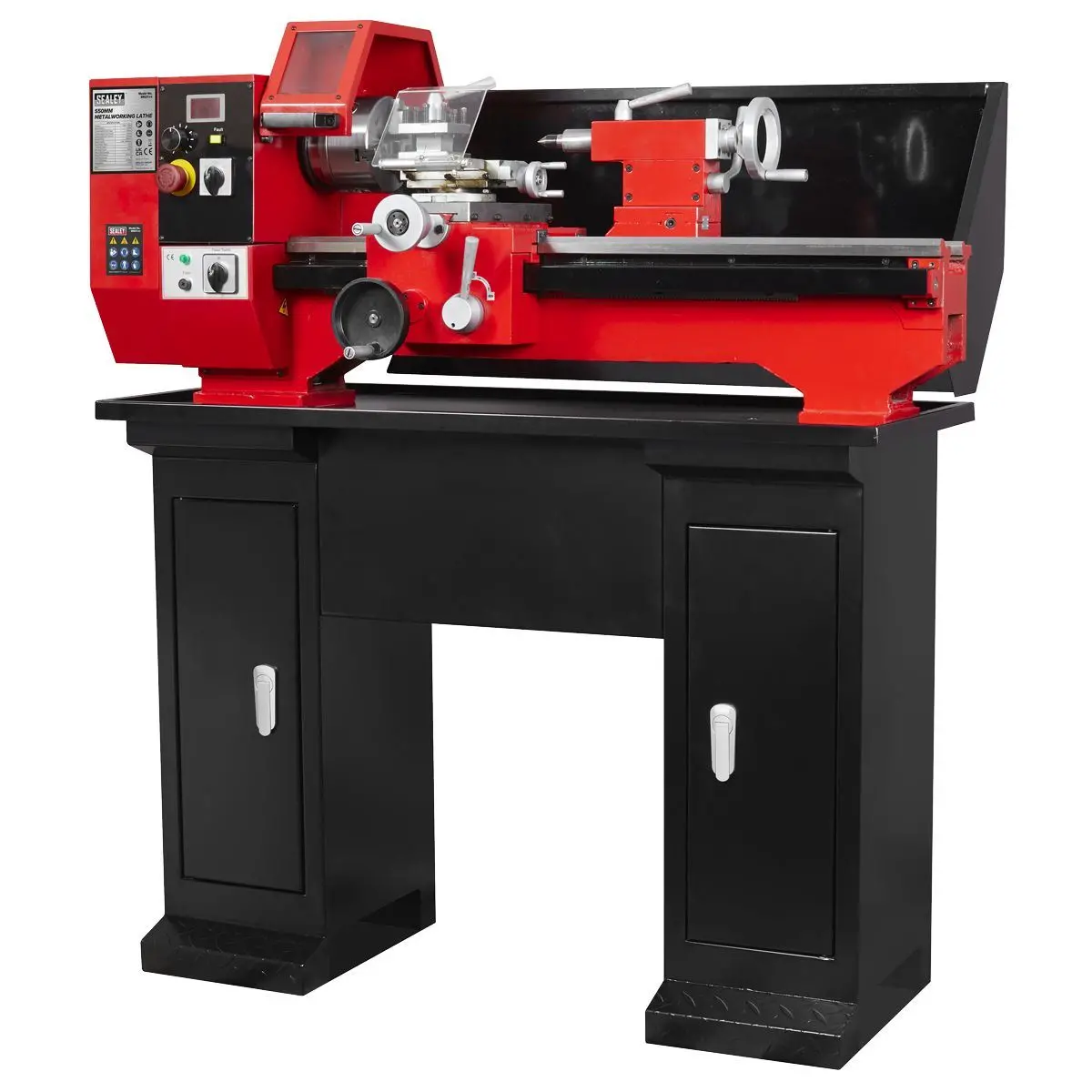 Sealey Sm27combo Metalworking Lathe With Floor Stand 550W 1