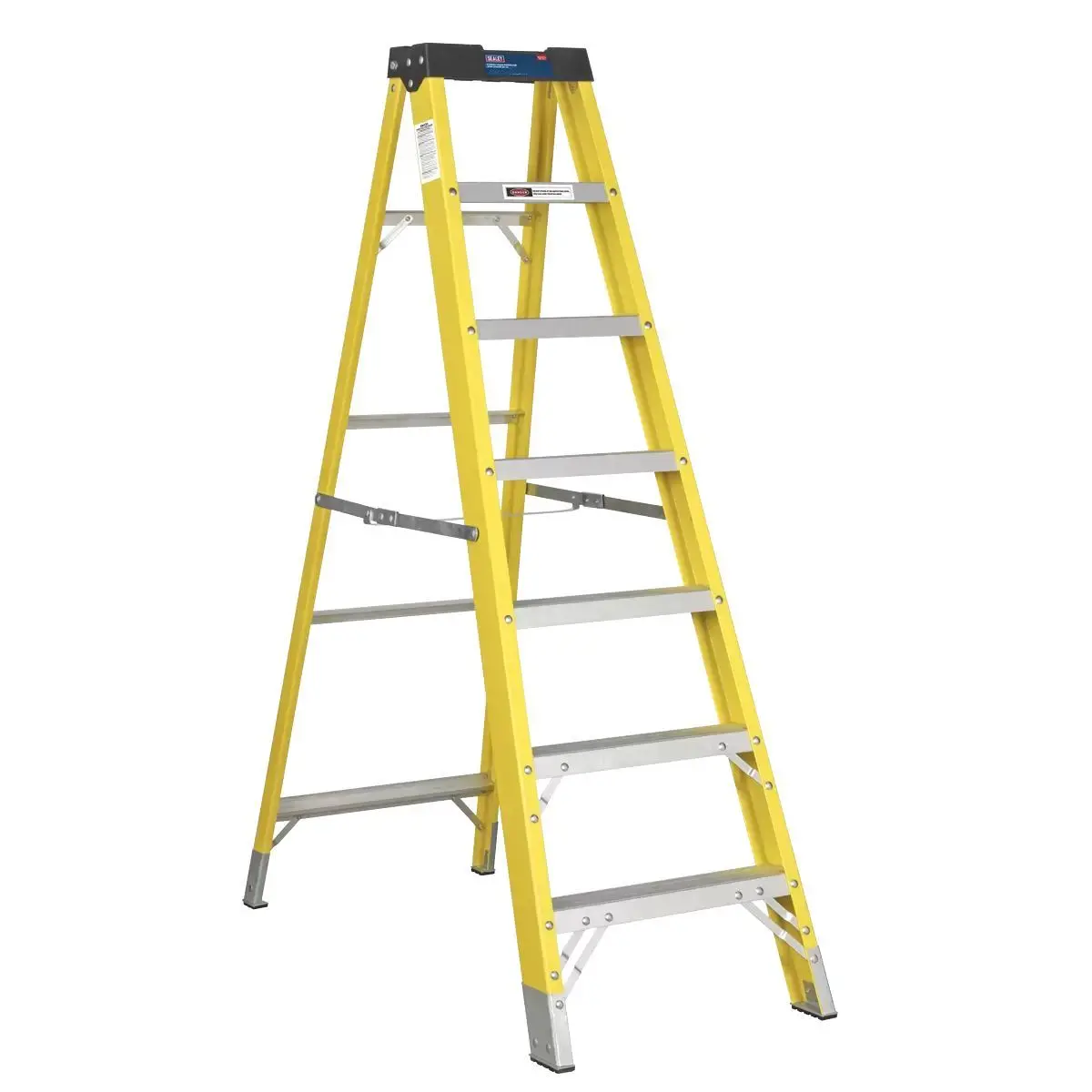 Sealey Fsl7 6-Tread Trade Fibreglass Step Ladder En 131 1