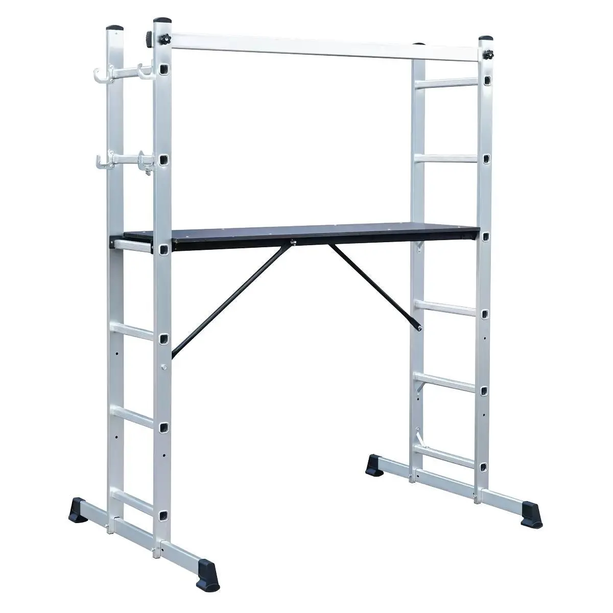 Sealey Ascl2 4-Way Aluminium Scaffold Ladder En 131 1