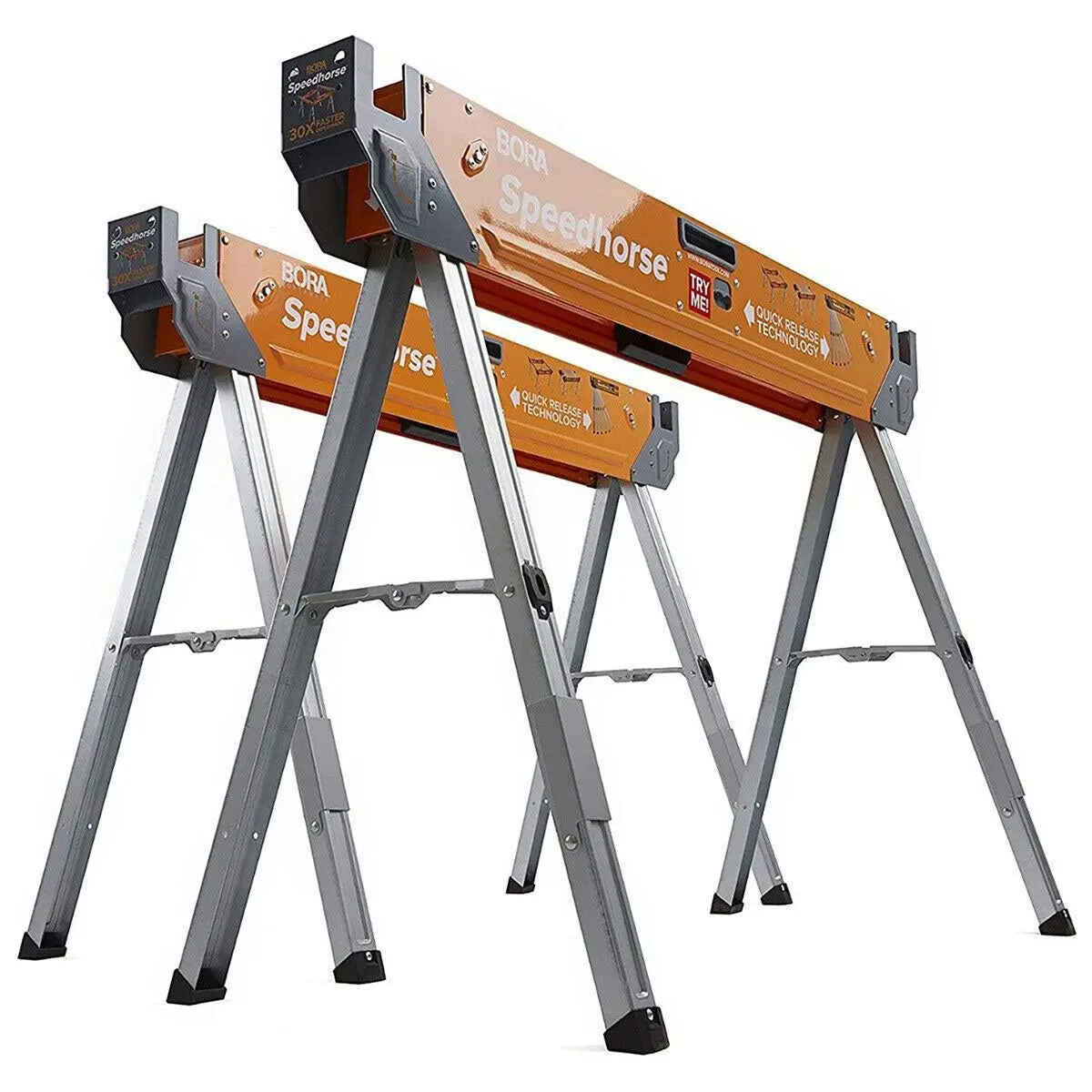 Bora Speedhorse Sawhorse Trestle Twin Pack - Br-Pm-4500 1