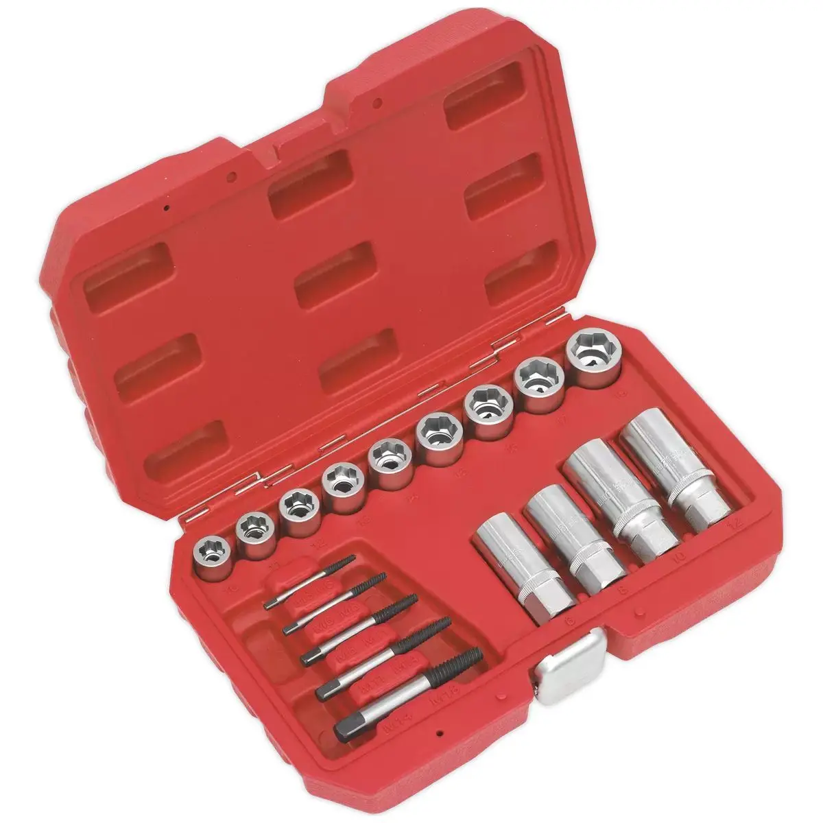 Sealey Ak751 Bolt Stud & Screw Extractor Set 18Pc 1