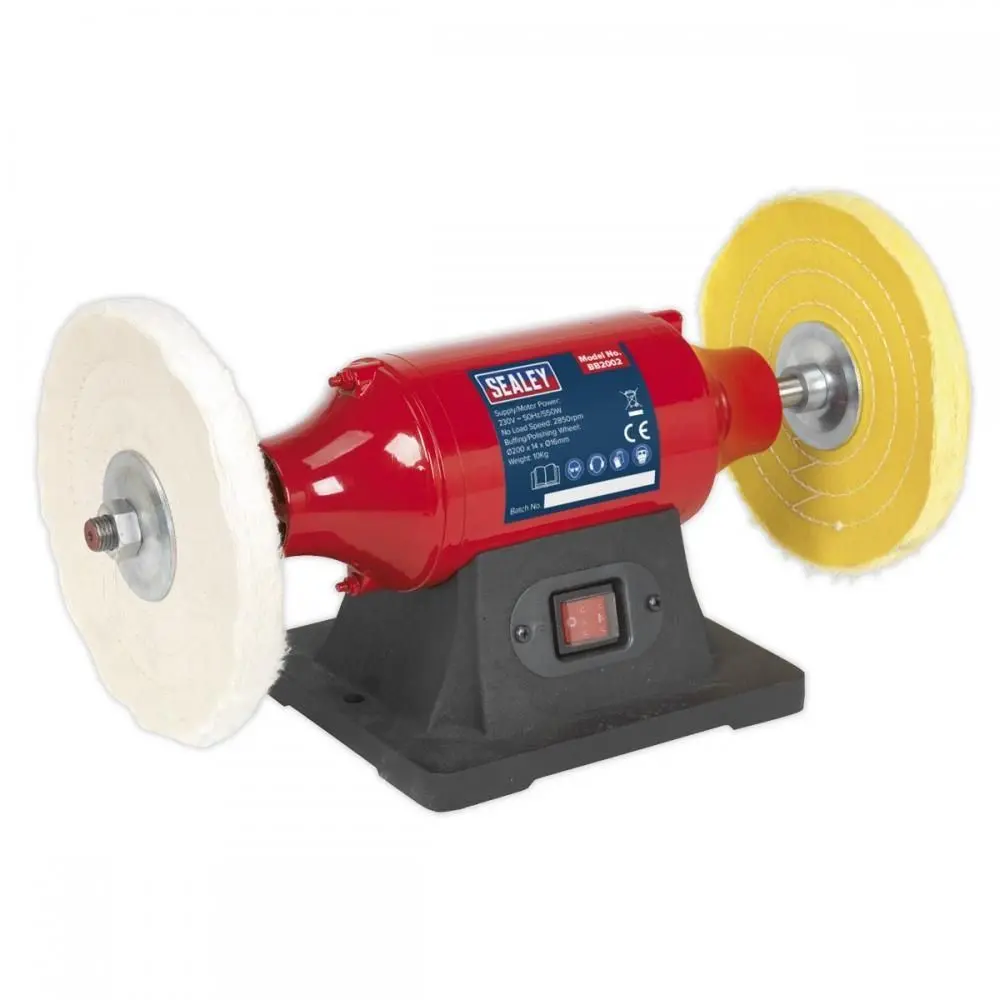 Sealey Bb2002 Bench Buffer/Polisher 230V/550W 1