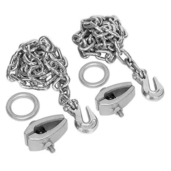 Sealey Re91/5/Ck Chain Kit 2 X 2M Chains 2 X Clamps 1