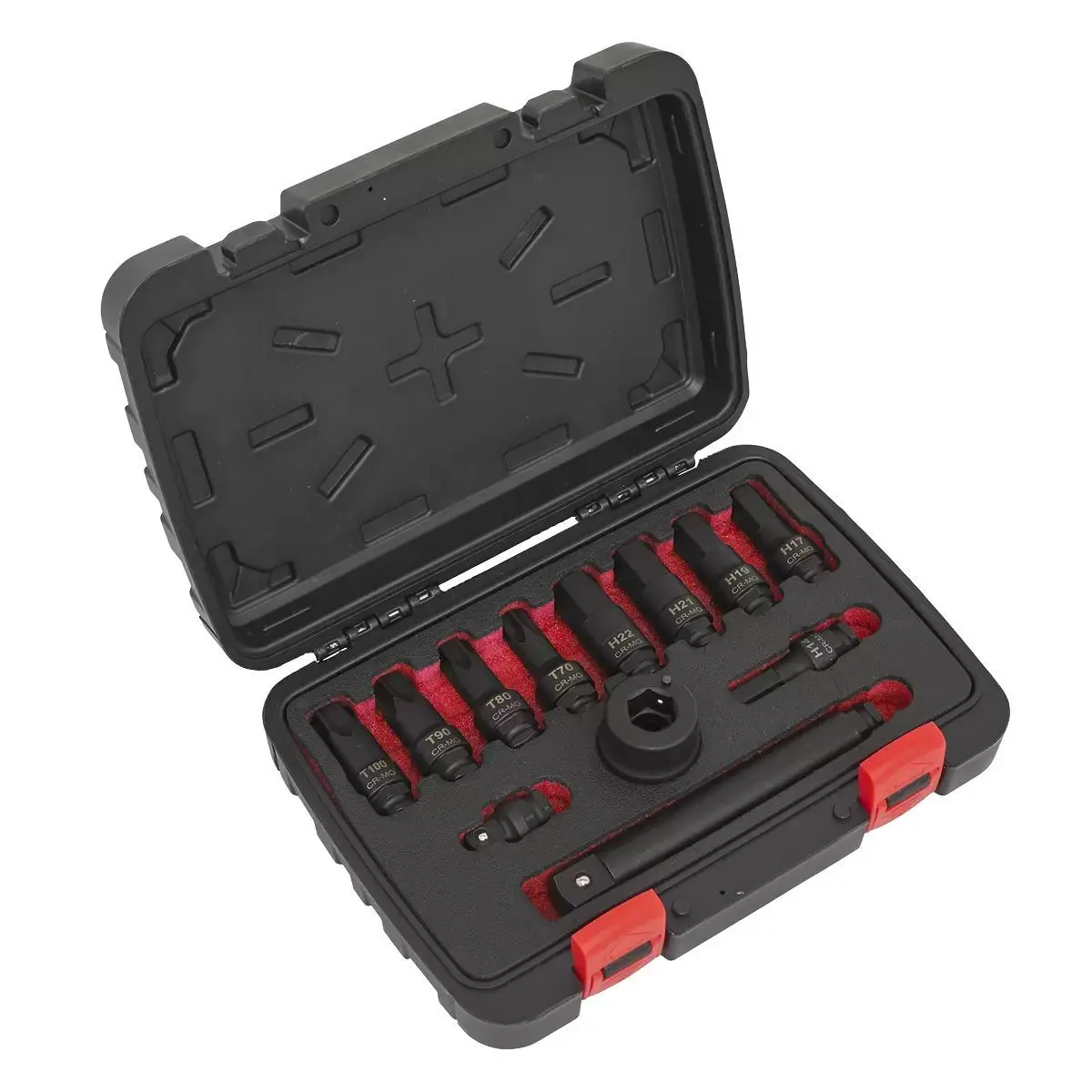 Sealey Ak5617 Impact Socket Bit & Accessories Set 12Pc 3/4"Sq Drive 1