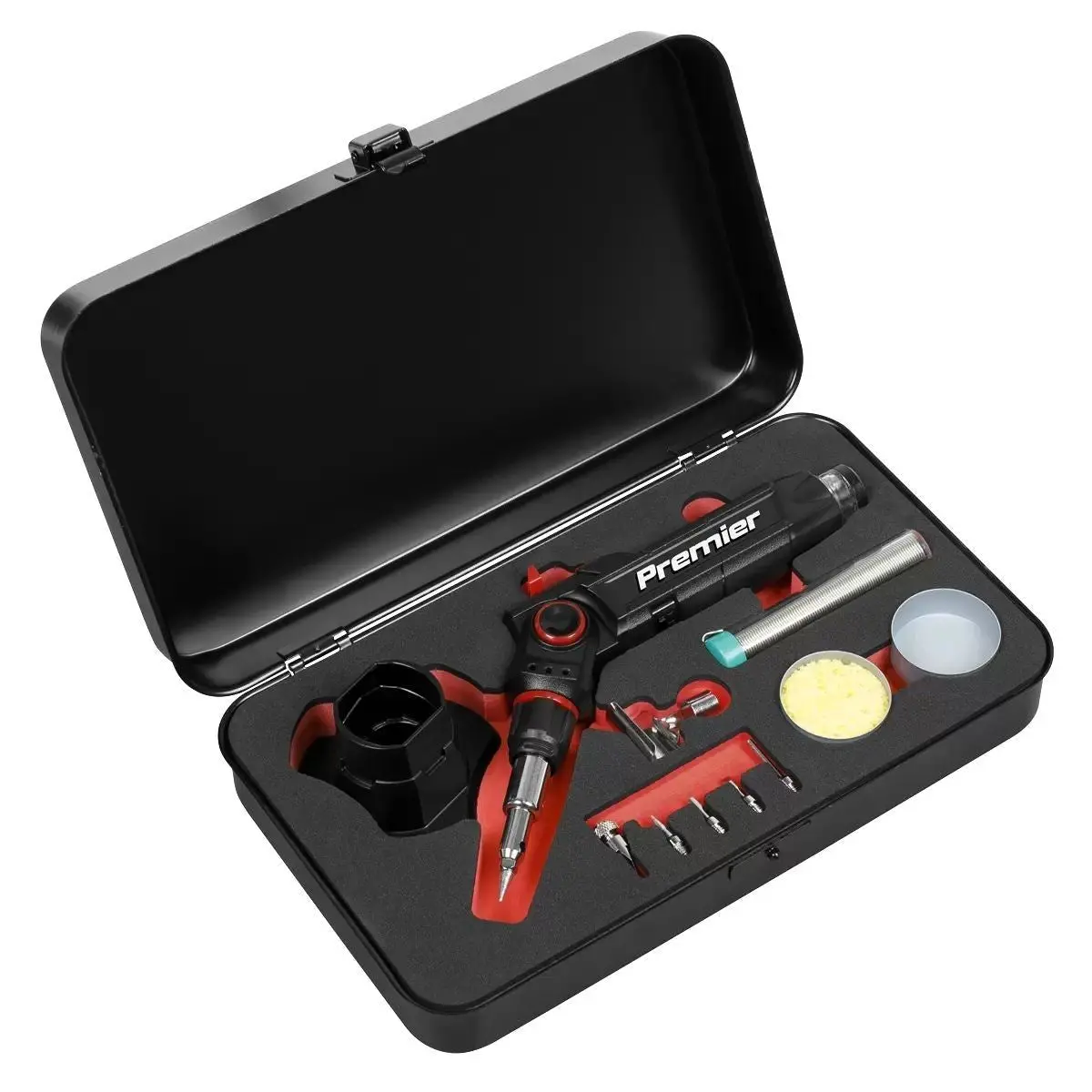 Sealey Ak2971 Butane Indexing Soldering Iron Kit 3-In-1 1