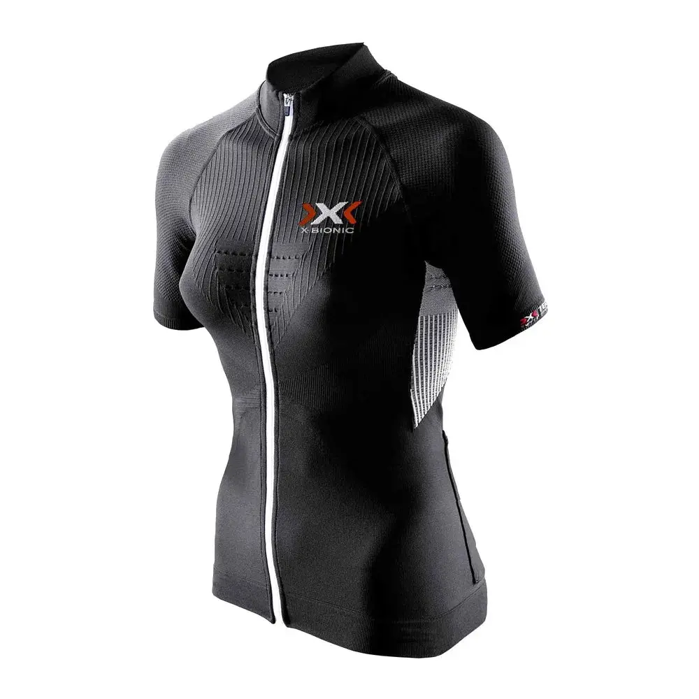 X-Bionic The Trick Women's Short Sleeve Jersey, Black 1