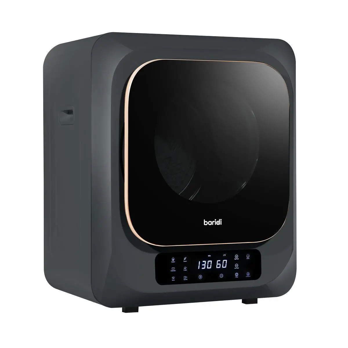 Sealey Dh229 Baridi Tabletop Tumble Dryer With Digital Controls 2.5Kg Capacity Black 1