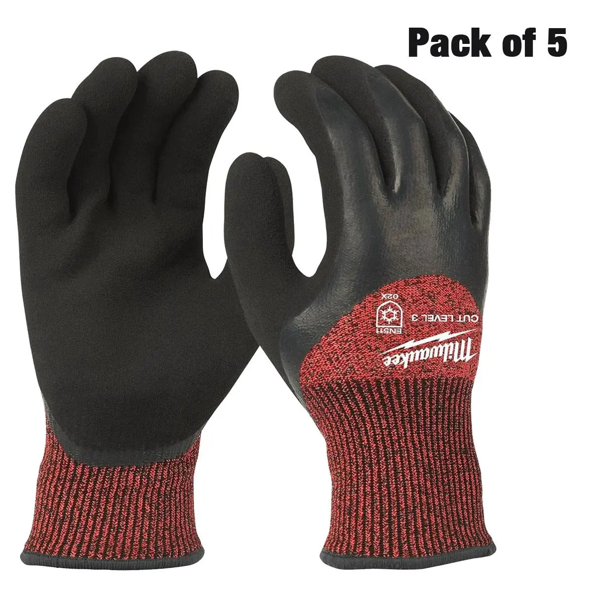 Milwaukee 4932479707 Winter Cut C Gloves Size 7/S Pack Of 5 1