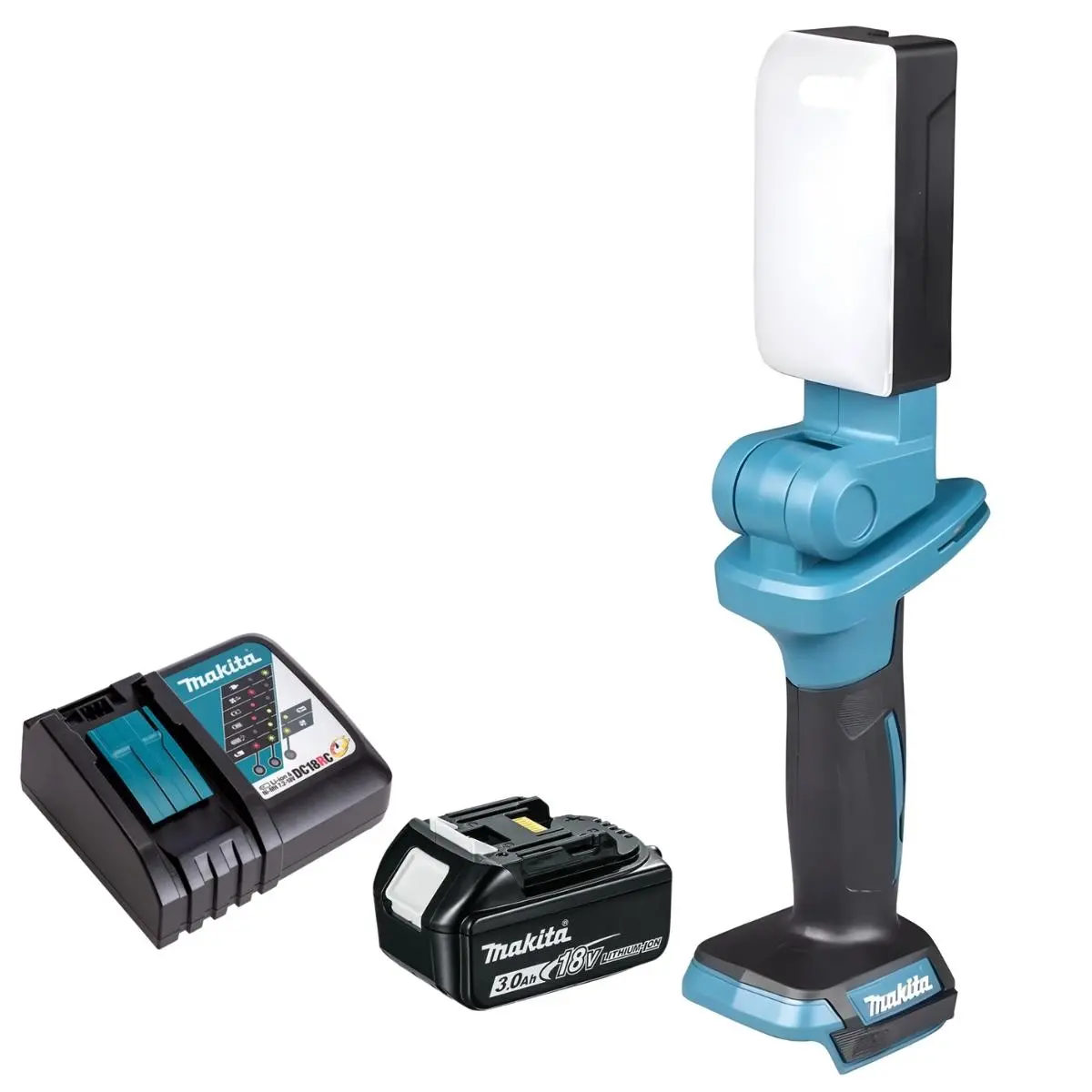 Makita Dml816 18V Flashlight With 1 X 3.0Ah Battery & Charger 1