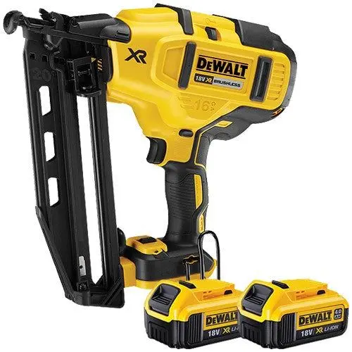 Dewalt Dcn660n 18V Xr Brushless Second Fix Nailer With 2 X 4.0Ah Battery 1